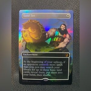 Magic the Gathering Foil Land Tax Card
